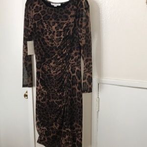 Boston Proper animal print dress
